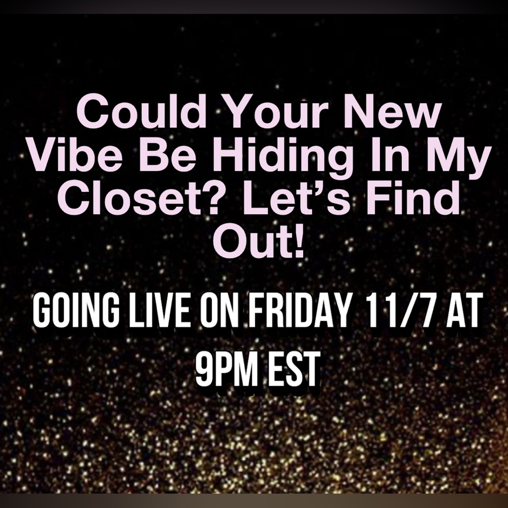 Going LIVE Friday 9PM EST!